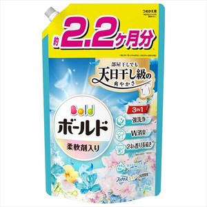 ボールドジェル爽やかフレッシュフラワーサボンの香りつめかえ用ウルトラジャンボサイズ 【衣料用洗剤】