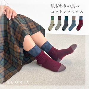【2025秋冬新作7月入荷】【予約販売】コットンソックス　靴下　レディース　婦人