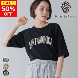 【SALE】リサイクルポリ天竺アーチロゴTシャツ◇アーチロゴがポイントの柔らかい風合いのTシャツ