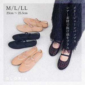 【2025秋冬新作8月入荷】【予約販売】シースルーパンプス レディース シューズ 靴 メリージェーン ドット