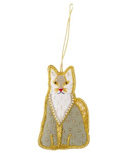 OM オーナメント ザリ キャット C グレー