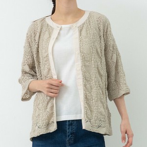 Cardigan Crew Neck 6/10 length [S/S NEW]