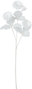 【造花】ネージュヤグルマスプレー　ホワイト　FF -3134W