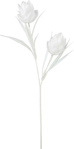 【造花】ネージュアーティチョークスプレー　ホワイト　FG -5456W