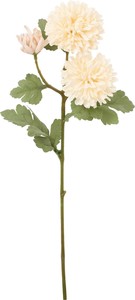 【造花】クレールボールマムスプレー　クリーム　FD -0161CR