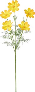 【造花】サテンコスモススプレー　イエロー　FS -9325Y