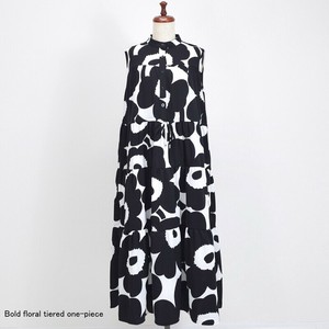 Casual Dress Sleeveless Dress Flower Tiered