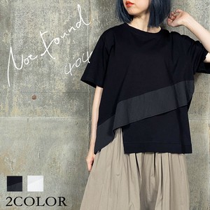 T-shirt T-Shirt Switching Pullover Room Cut-and-sew