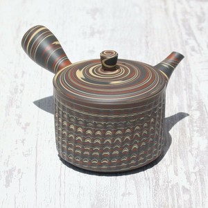 常滑烧 日式茶壶 网眼