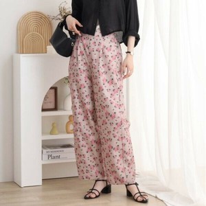 Full-Length Pant Floral Pattern
