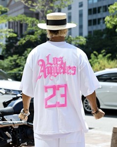 【2025春夏新作】LOS ANGELES発泡ロゴカットソー＜ユニセックス＞