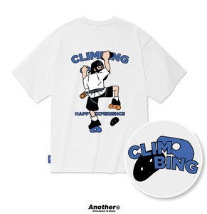 【2025春夏新作】クライミング ユニークイラストプリントTシャツ