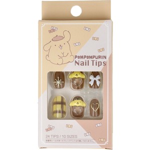 ポムポムプリン ネイルチップ 24枚入