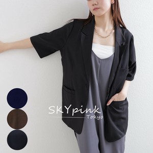 【2025SS新作入荷】半袖テーラードジャケット 　アウター　skypink東京