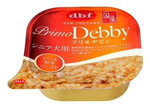 プリモデビィ　シニア犬用　ササミ&野菜ペースト　95g　犬用フード