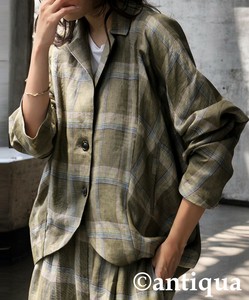 夹克 女士 格子图案 antiqua