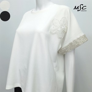 T 恤/上衣 蝙蝠袖 花朵