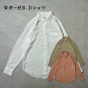 Button Shirt Absorbent Quick-Drying Casual Breathable Made in Japan