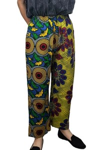 Cropped Pant Patterned Flower Ladies fashion Flowers