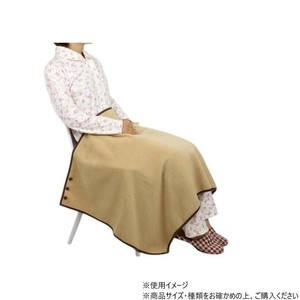神戸生絲　コベス　フリース マルチひざかけ約120×70cm  No.98  ベージュ