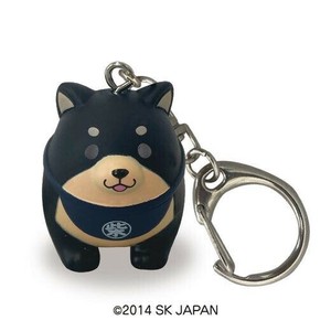 忠犬もちしば ソフビマスコットKH(ごま)