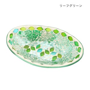モザイク オーバルトレイ リーフグリーン 13025810498