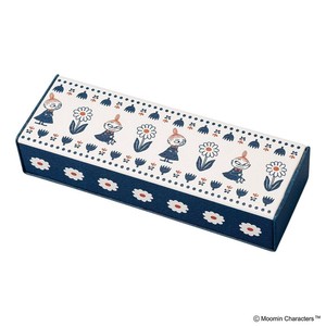 スタンド型メガネケース クロス付き MOOMIN ムーミン ラインフラワー 092177