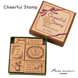 チアフルスタンプ　cheerful stamp set  "Blossom"