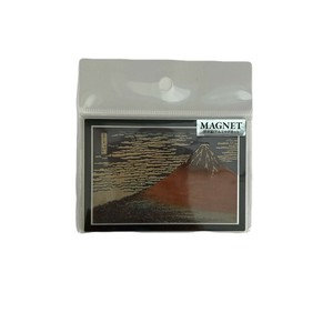 【浮世絵アルミマグネット　凱風快晴】雑貨  葛飾北斎 浮世絵  インバウンド お土産 マグネット