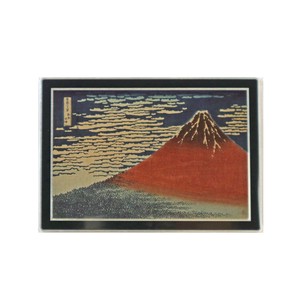 【浮世絵アルミマグネット　凱風快晴】雑貨  葛飾北斎 浮世絵  インバウンド お土産 マグネット