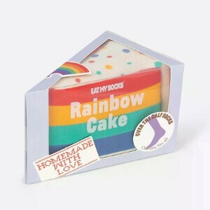 袜子 袜子 RAINBOW 蛋糕 彩虹