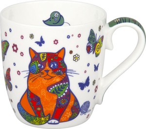 【中部倉庫】カラフルアニマルズ Cat Mug (BC)