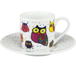 【中部倉庫】カラフルアニマルズ  Owl espresso