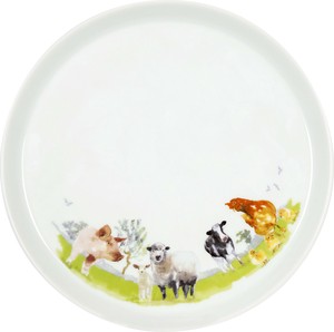【中部倉庫】Farm Animals plate O 20 cm
