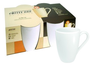 【中部倉庫】Coffee Bar White Mug(9)