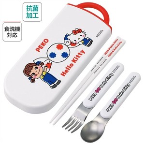 【スケーター】日本製　抗菌食洗対応トリオセット 【PEKO×Hello Kitty なかよし】 日本製