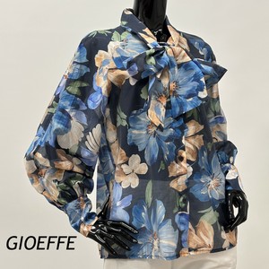 Button Shirt/Blouse Floral Pattern Made in Italy