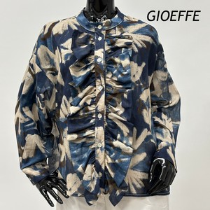 Button Shirt/Blouse Design Front Floral Pattern Cotton Made in Italy
