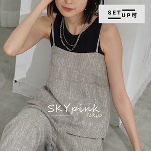 【2025SS新作入荷】ツイードキャミソール ベスト  （セットアップ可）　2025新作 skypink東京
