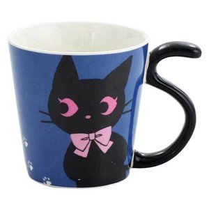 にゃん屋 Ropiしっぽマグカップ ブルー 13578