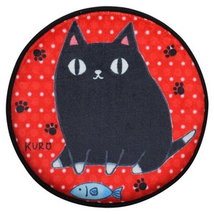 にゃん屋 猫3兄弟 シートクッション kuro 23017