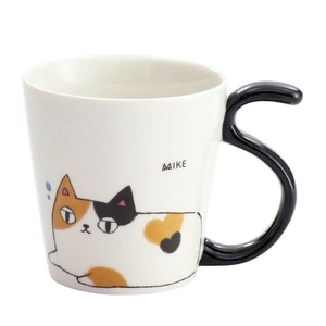 にゃん屋 猫3兄弟 しっぽマグカップ mike 13009