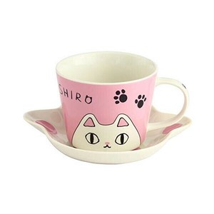 にゃん屋 猫3兄弟 肉球碗皿shiro 13453