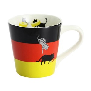 にゃん屋 猫国旗マグカップ GERMAN 13102