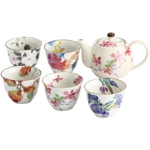 花ごころ 5客ポット茶器 03654