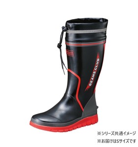 福山ゴム工業 カジュアルショートブーツ　ビーンズクラブ 102　Sブラック AA80900