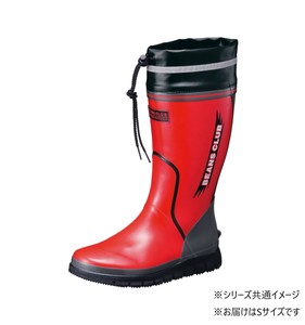 福山ゴム工業 カジュアルショートブーツ　ビーンズクラブ 102　Sレッド AA80900