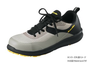 福山ゴム工業　作業靴 アローマックス 112　24.5cm アッシュグレー EE25800