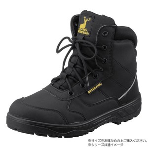 福山ゴム工業　作業靴　キャプテンスタッグCSS-023　ブラック　26.0cm ER71800