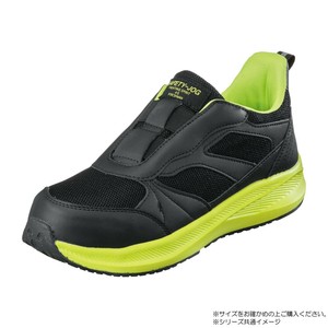 福山ゴム工業　作業靴　セフティージョグ 999　ライムグリーン　25.0cm EE14100